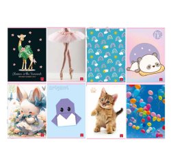 Maxiquaderno assortimento Bimba - A4 - 1 rigo - c/margine - 42 fogli - 80 gr - Pigna