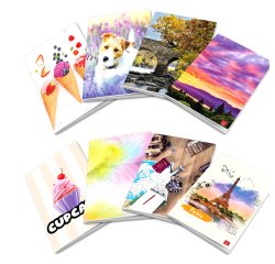 Maxiquaderno assortimento Ragazza - A4 - 1 rigo - c/margine - 42 fogli - 80 gr - Pigna