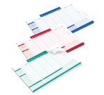 Desk planner Monocromo - da scrivania - 42 x 29,5 cm - colori assortiti - Pigna