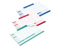 Desk planner Monocromo - da scrivania - 42 x 29,5 cm - colori assortiti - Pigna