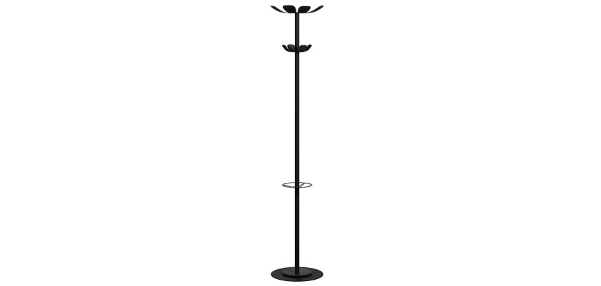 Appendiabiti Easycloth Black Edition - 8 posti - acciaio - nero - Paperflow