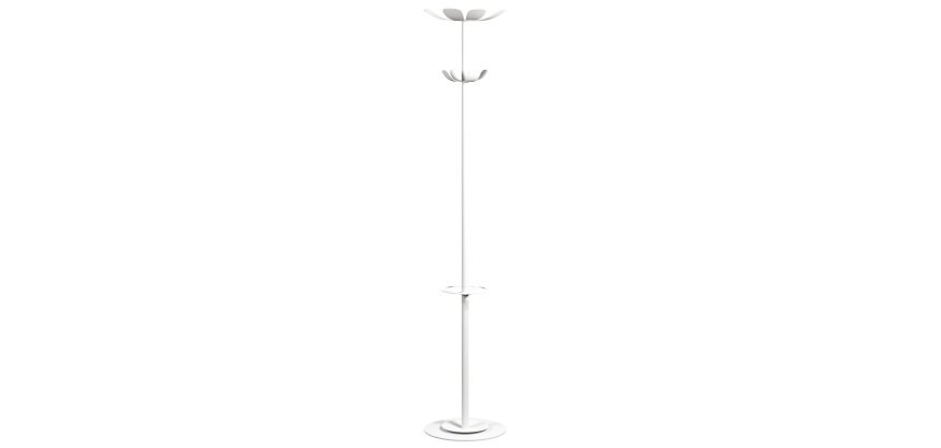 Appendiabiti Easycloth White Edition - 8 posti - acciaio - bianco/nero - Paperflow