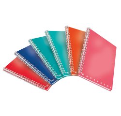 Maxiquaderno spiralato Monocromo - A5 - 5 mm - s/fori - 70 fogli - 80 gr - Pigna