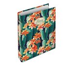 Raccoglitore Nature Flowers - A5 - 4 anelli da 30mm - dorso 3 cm - Pigna