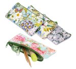 Bustina Nature Flowers - 22 x 10 cm - tessuto - fantasie assortite - Pigna