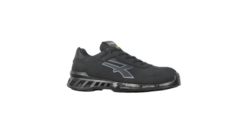 Calzatura di sicurezza Ben - S3 SRC CI ESD RedLeve - numero 38 - nero - U-Power