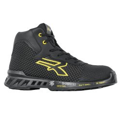 Calzatura di sicurezza Joe - S3 SRC CI ESD RedLeve - numero 37 - nero/giallo - U-Power