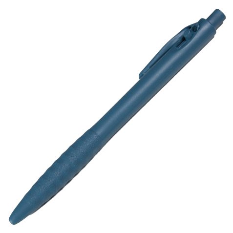 Penna detectabile retrattile - a lunga durata - leggermente ruvida - 14 cm - PP - blu