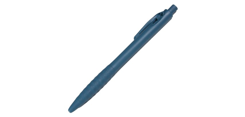 Penna detectabile retrattile - a lunga durata - leggermente ruvida - 14 cm - PP - rosso