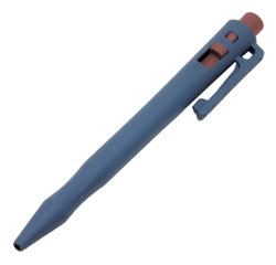 Penna detectabile retrattile - per ambienti freddi e umidi - 14 cm - PP - blu