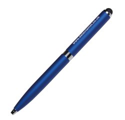 Penna detectabile retrattile 2 in 1 - per iphone ipad e tablet - 13,5 cm - PP - blu