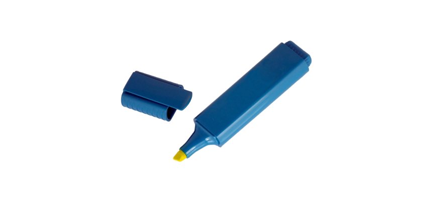 Evidenziatore detectabile - adatto al contatto con alimenti - 11,3 cm - PP - giallo