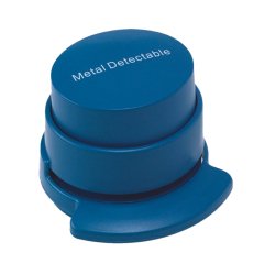 Pinzatrice detectabile - senza graffette - 5 x 6 cm - PP - blu