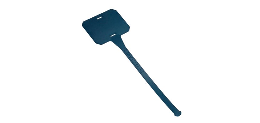 Targhetta detectabile - riutilizzabile - 21 cm - blu