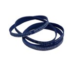 Elastici detectabili - 7 x 0,6 x 0,1 cm - blu - conf. 50 pezzi