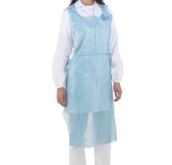 Grembiulino detectabile - in rotolo - taglia unica - PP - blu - conf. 100 pezzi