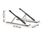 Supporto alza notebook Fold -  fino a 15' - Durable