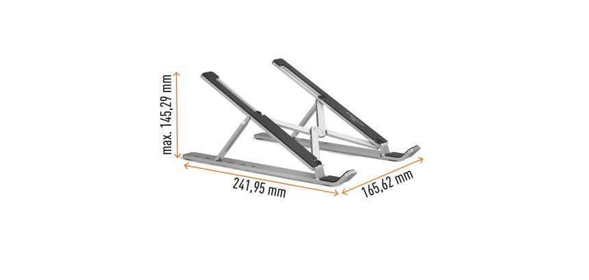Supporto alza notebook Fold -  fino a 15' - Durable
