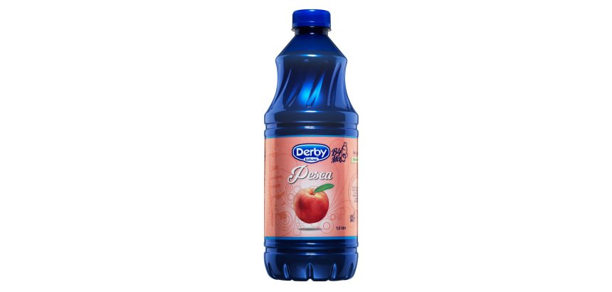 Succo di frutta - 1500 ml - gusto pesca - Derby Blue