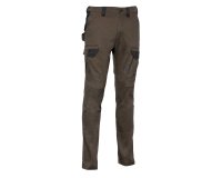 Pantalone Cofra Jember Super Strech, fango/nero