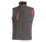 Gilet donna U-Power Universe Lady, grigio/fucsia