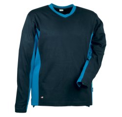 Maglietta Madeira - a maniche lunghe - taglia XL - blu navy/nero - Cofra