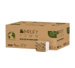 Carta igienica interfogliata Simplify - goffratura wave - 15 gr - Papernet - pacco da 224 strappi