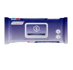 Salviette maxi igiene corpo Silver Asset - idratanti - Farmacotone - conf. 40 pezzi