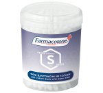 Bastoncini cotonati Silver Asset - in barattolo - Farmacotone - conf. 100 pezzi