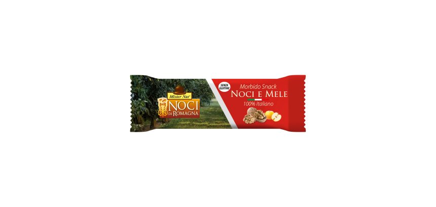 Barretta morbida - mele/noci - 28 gr - Mister Nut