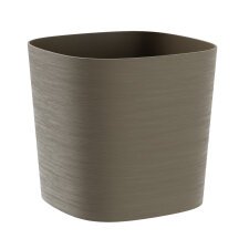 Vaso quadrato Capri - 13 L - sabbia - TeraPlast