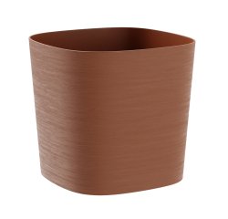 Vaso quadrato Capri - 26 L - terracotta - TeraPlast