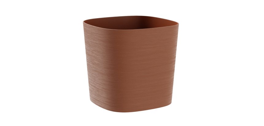 Vaso quadrato Capri - 26 L - terracotta - TeraPlast