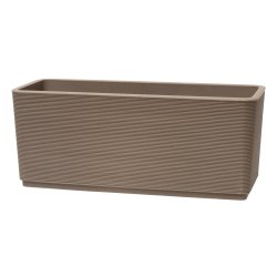 Vaso rettangolare Sinai Dot - 131 L - sabbia - TeraPlast