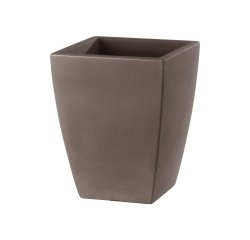 Vaso Quadro Veneto - 56 L - PE - cappuccino - TeraPlast