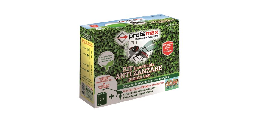 Kit insetticida antizanzare - pronto all'uso - Protemax