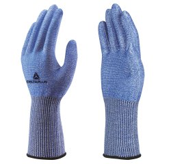 Guanti da lavoro VenicutB00 Flash - in maglia - taglia 10 - blu/bianco - Deltaplus