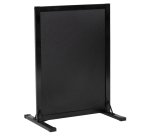 Lavagna da terra Stand Woody - 78 x 56 x 40 cm - nero - Securit