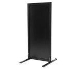 Lavagna da terra Stand Woody - 117 x 56 x 60 cm - nero - Securit