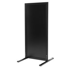 Lavagna da terra Stand Woody - 117 x 56 x 60 cm - nero - Securit