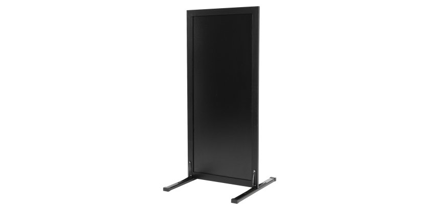 Lavagna da terra Stand Woody - 117 x 56 x 60 cm - nero - Securit