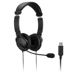 Cuffie stereo - con microfono e controllo del volume - connessione USB-A - Kensington