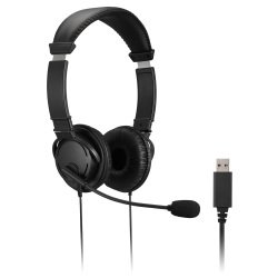 Kensington Cuffie USB-A classiche con microfono e controllo del volume
