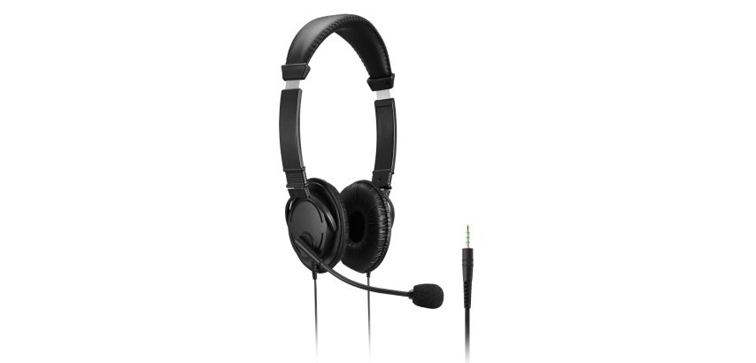 Cuffie stereo - con microfono e controllo del volume - connessione 3.5 mm - Kensington