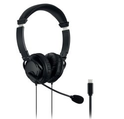 Cuffie ad alta fedeltà - con microfono - connessione USB-C - Kensington