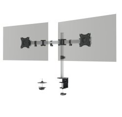 Braccio porta monitor Select 5095-23 - per 2 monitor - Durable