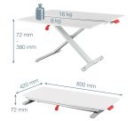 Postazione Sit & Stand Ergo Cosy - da scrivania con vassoio - Leitz