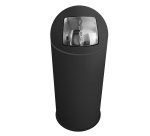 Gettacarte Push - diametro 35 cm - H 92 cm - nero - Stilcasa