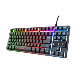 Trust GXT 833 Thado TKL keyboard Gaming USB QWERTY Italian Black