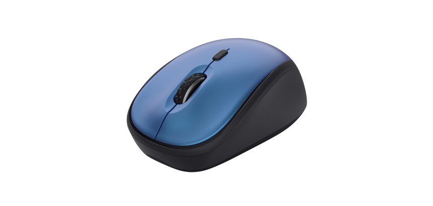 Mouse wireless Yvi+ - silenzioso - blu - Trust